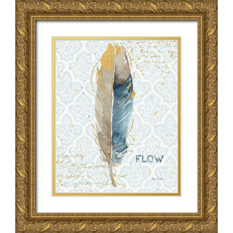 Indigold XXI Gold Ornate Wood Framed Art Print with Double Matting by Audit, Lisa