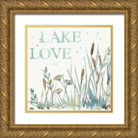 Lakehouse VI Gold Ornate Wood Framed Art Print with Double Matting by Tavoletti, Anne