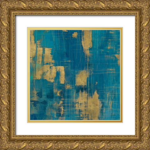 Northern Lights Crop Gold Gold Ornate Wood Framed Art Print with Double Matting by Averinos, Melissa
