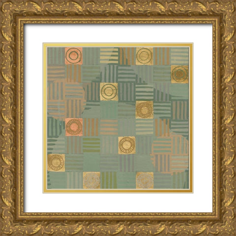 August Evening III Gold Ornate Wood Framed Art Print with Double Matting by Lovell, Kathrine