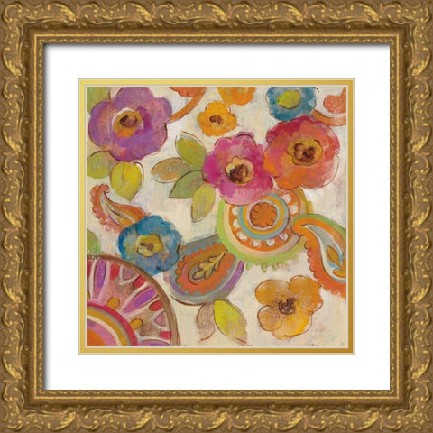 Bohemian Summer III Gold Ornate Wood Framed Art Print with Double Matting by Vassileva, Silvia