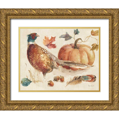 Harvest Moment I Gold Ornate Wood Framed Art Print with Double Matting by Audit, Lisa