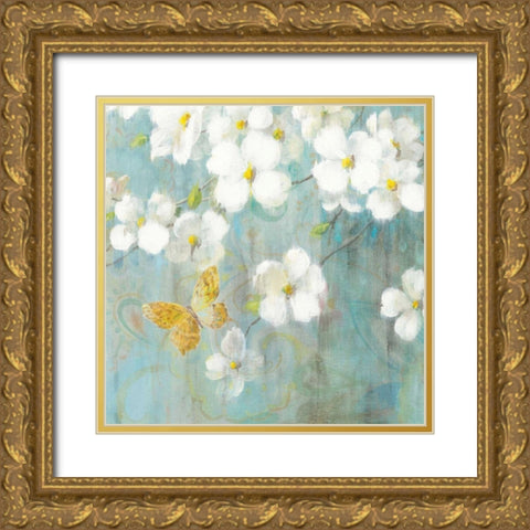 Spring Dream IV Gold Ornate Wood Framed Art Print with Double Matting by Nai, Danhui