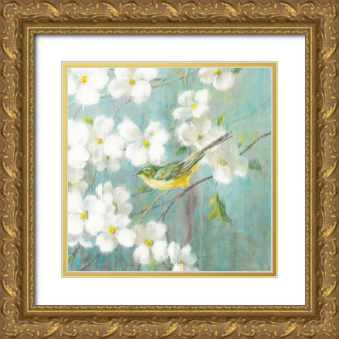 Spring Dream VI Gold Ornate Wood Framed Art Print with Double Matting by Nai, Danhui