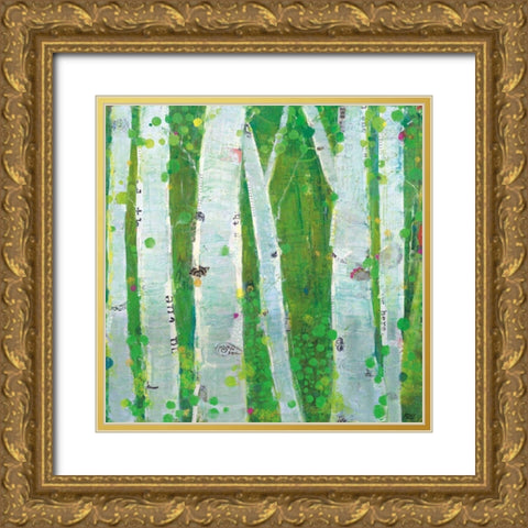 This Wild Playground Gold Ornate Wood Framed Art Print with Double Matting by Day, Kellie