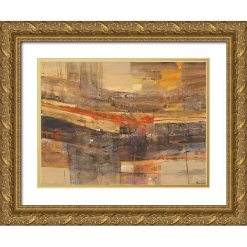 Natures Theater Gold Ornate Wood Framed Art Print with Double Matting by Hristova, Albena