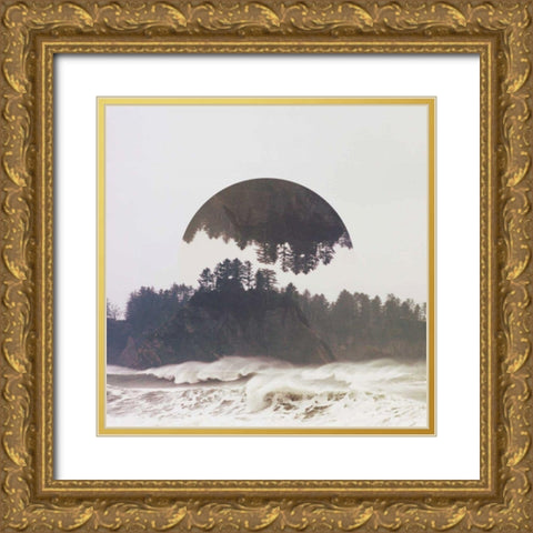 Reflected Landscape III Gold Ornate Wood Framed Art Print with Double Matting by Marshall, Laura