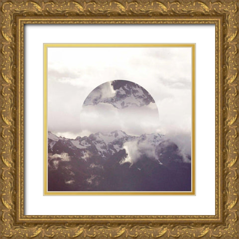 Reflected Landscape IV Gold Ornate Wood Framed Art Print with Double Matting by Marshall, Laura