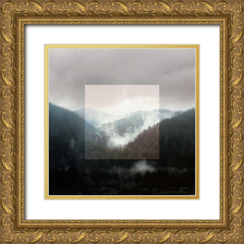 Framed Landscape I Gold Ornate Wood Framed Art Print with Double Matting by Marshall, Laura