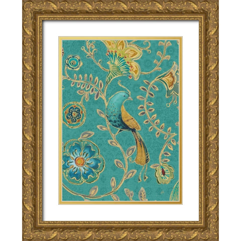 Bohemian Wings VIIA Gold Ornate Wood Framed Art Print with Double Matting by Brissonnet, Daphne