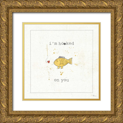 Companion Cuties III Gold Ornate Wood Framed Art Print with Double Matting by Pela Studio