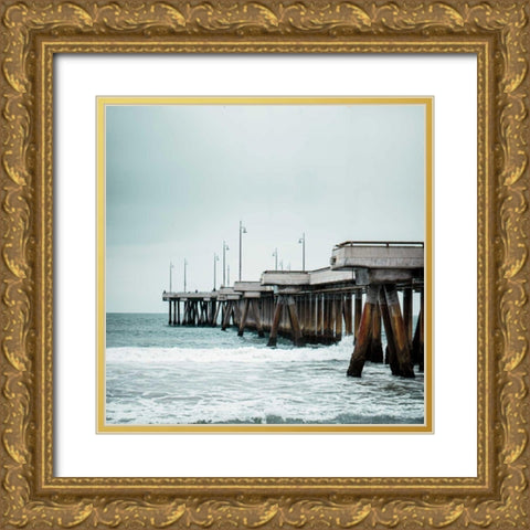 Pacific Cool II Gold Ornate Wood Framed Art Print with Double Matting by Urquhart, Elizabeth