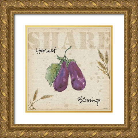 Farmers Feast  Harvest III Gold Ornate Wood Framed Art Print with Double Matting by Tavoletti, Anne