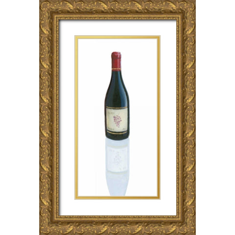 Wine Stance I Gold Ornate Wood Framed Art Print with Double Matting by Fabiano, Marco