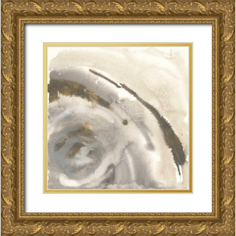 Gold Dust Nebula I Gold Ornate Wood Framed Art Print with Double Matting by Paschke, Chris