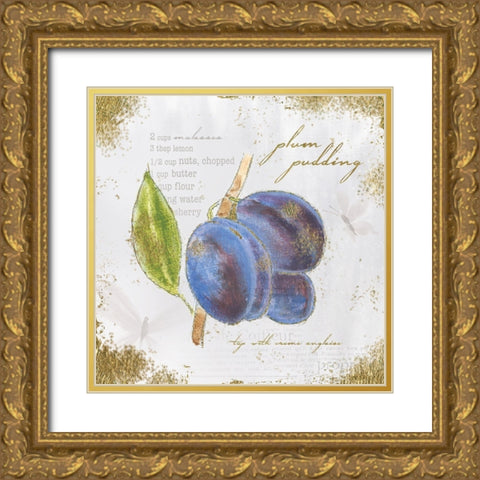 Garden Treasures VI Gold Ornate Wood Framed Art Print with Double Matting by Adams, Emily