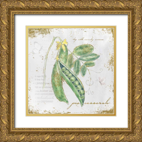 Garden Treasures X Gold Ornate Wood Framed Art Print with Double Matting by Adams, Emily