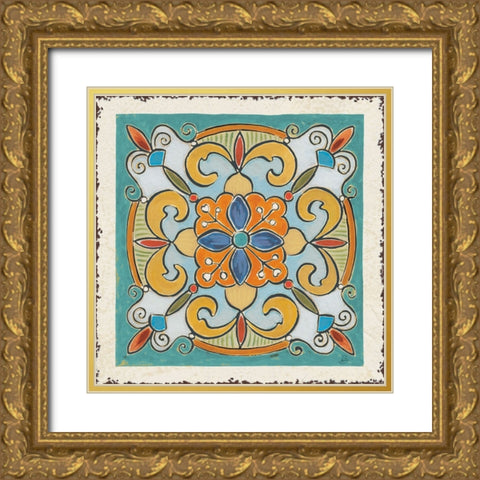 Mediterranean Flair VII Gold Ornate Wood Framed Art Print with Double Matting by Brissonnet, Daphne