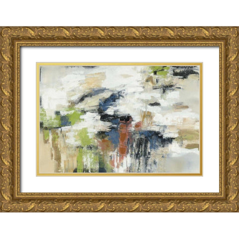 Highline View Gold Ornate Wood Framed Art Print with Double Matting by Vassileva, Silvia