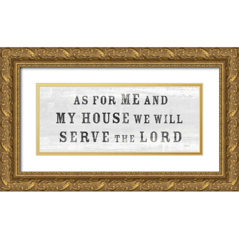 Signs of Faith IV Gold Ornate Wood Framed Art Print with Double Matting by Schlabach, Sue