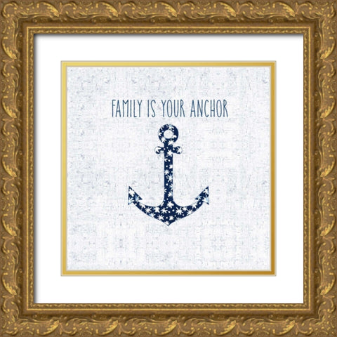 Sunday on the Coast III Gold Ornate Wood Framed Art Print with Double Matting by Pela