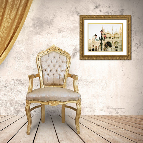 A Venetian Concerto Gold Ornate Wood Framed Art Print with Double Matting by Bevan, Keri