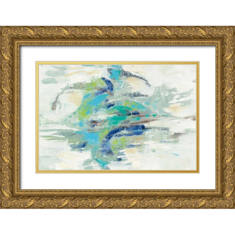 River Whirlpool Gold Ornate Wood Framed Art Print with Double Matting by Vassileva, Silvia