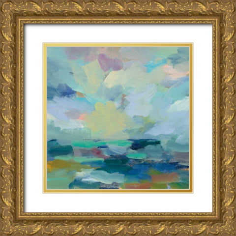 Storm II Gold Ornate Wood Framed Art Print with Double Matting by Vassileva, Silvia