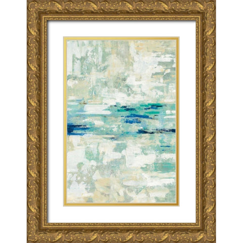 Underwater Reflections II Gold Ornate Wood Framed Art Print with Double Matting by Vassileva, Silvia