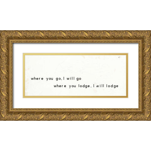 Words of Encouragement  III Gold Ornate Wood Framed Art Print with Double Matting by Adams, Emily