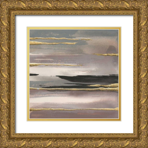 Gilded Morning Fog II Gold Gold Ornate Wood Framed Art Print with Double Matting by Paschke, Chris