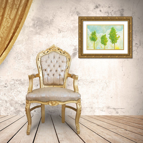 Golden Hour I Gold Ornate Wood Framed Art Print with Double Matting by Averinos, Melissa