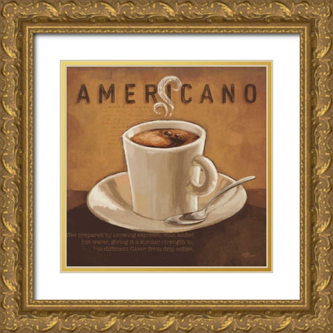 Coffee and Co II Gold Ornate Wood Framed Art Print with Double Matting by Penner, Janelle