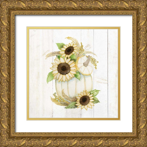 Autumn Elegance II Gold Gold Ornate Wood Framed Art Print with Double Matting by McKenna, Kathleen Parr
