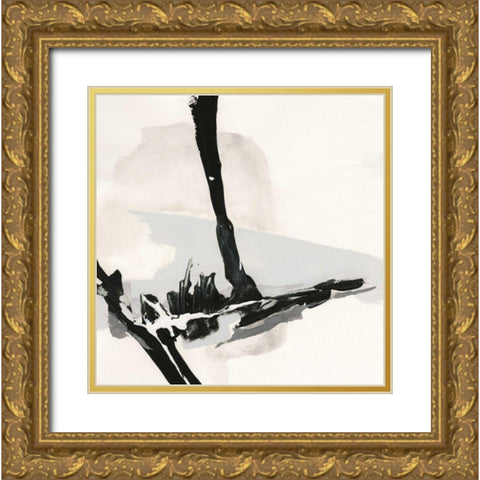 Creamy Neutral IV Gold Ornate Wood Framed Art Print with Double Matting by Paschke, Chris