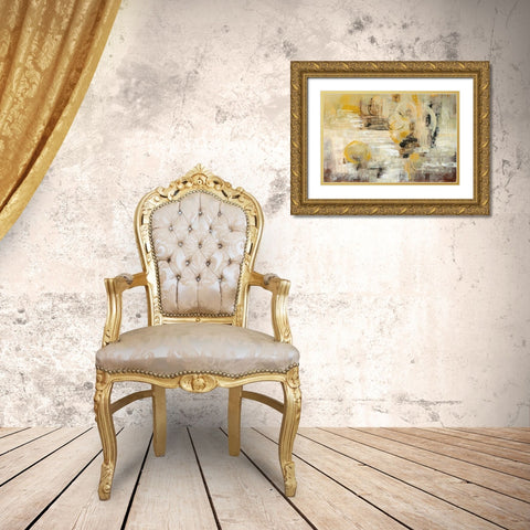 Soft Glow Gold Ornate Wood Framed Art Print with Double Matting by Vassileva, Silvia
