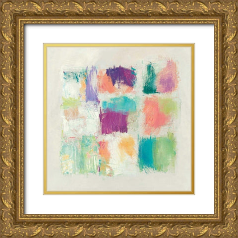 Popsicles II Stone Gold Ornate Wood Framed Art Print with Double Matting by Schick, Mike