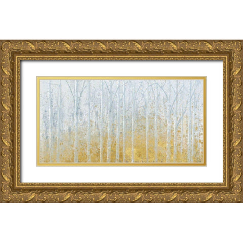 Silver Waters Crop No River Gold Gold Ornate Wood Framed Art Print with Double Matting by Wiens, James