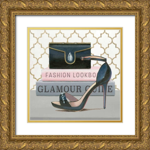 Forever Fashion III Gold Ornate Wood Framed Art Print with Double Matting by Fabiano, Marco