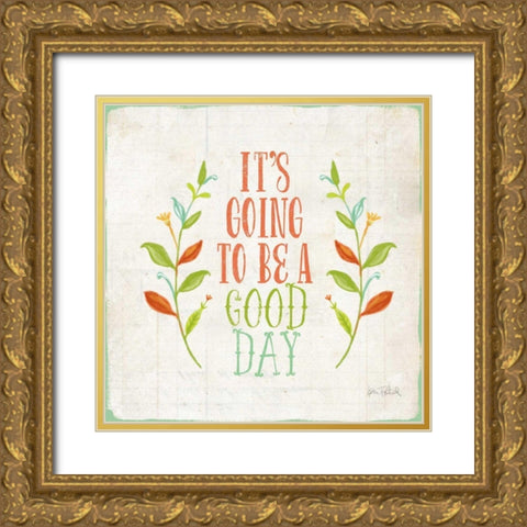Be Kind II Gold Ornate Wood Framed Art Print with Double Matting by Pertiet, Katie
