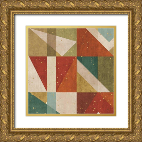 Framework V Spice Gold Ornate Wood Framed Art Print with Double Matting by Charron, Veronique