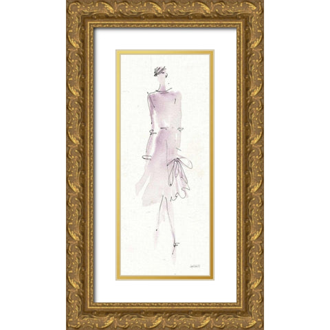 La Fashion I Gold Ornate Wood Framed Art Print with Double Matting by Tavoletti, Anne