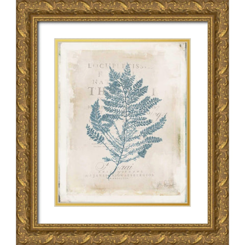 Sea Garden III Gold Ornate Wood Framed Art Print with Double Matting by Pertiet, Katie