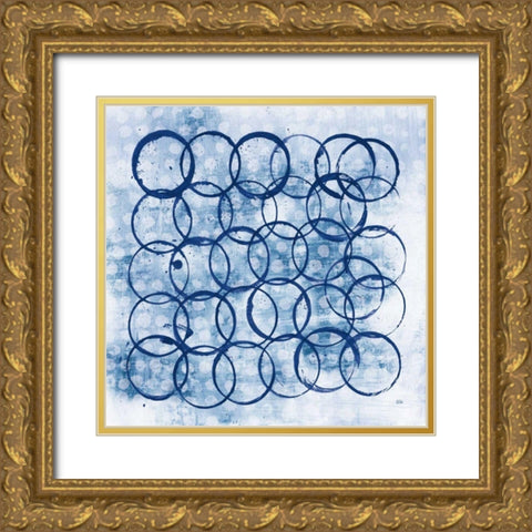 Eclipse II Gold Ornate Wood Framed Art Print with Double Matting by Averinos, Melissa