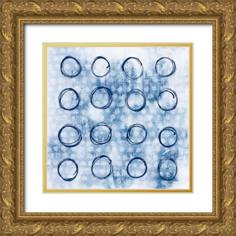 Eclipse III Gold Ornate Wood Framed Art Print with Double Matting by Averinos, Melissa