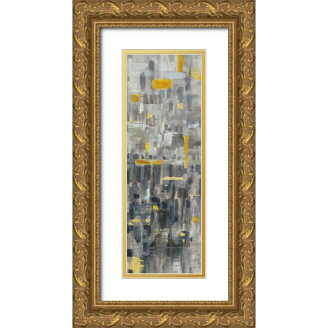 Reflections III Gold Ornate Wood Framed Art Print with Double Matting by Nai, Danhui