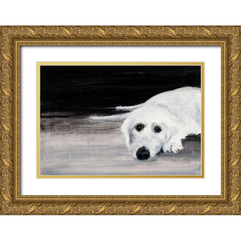 Zena II Gold Ornate Wood Framed Art Print with Double Matting by Ducklow, Patsy