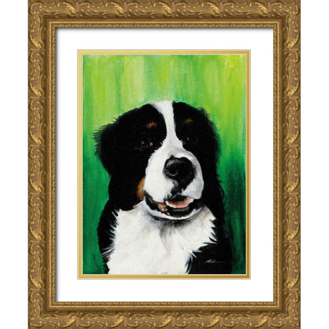 Barrett Gold Ornate Wood Framed Art Print with Double Matting by Ducklow, Patsy