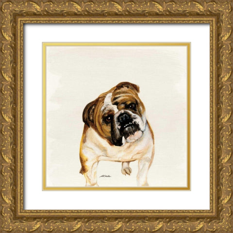 Fergi Gold Ornate Wood Framed Art Print with Double Matting by Ducklow, Patsy