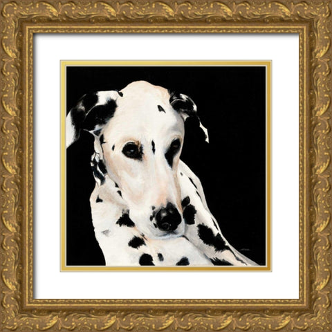 Smokey Gold Ornate Wood Framed Art Print with Double Matting by Ducklow, Patsy